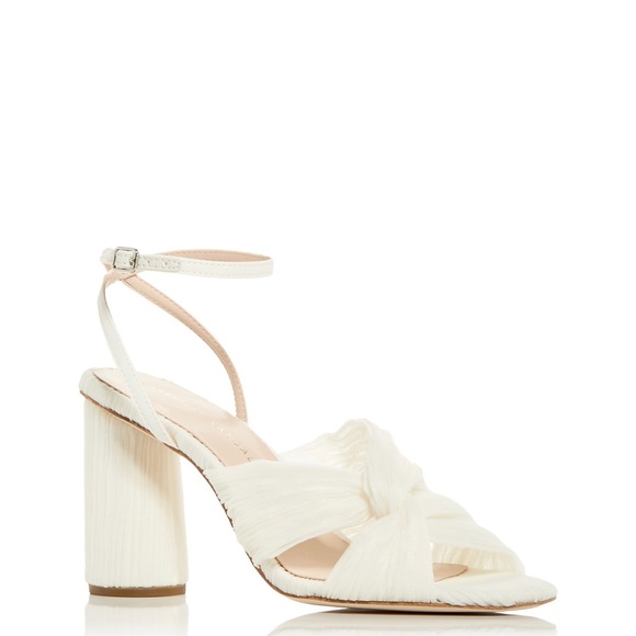 Loeffler Randall Women's Reed Pleated High Heel Sandals - Picture 1 of 8